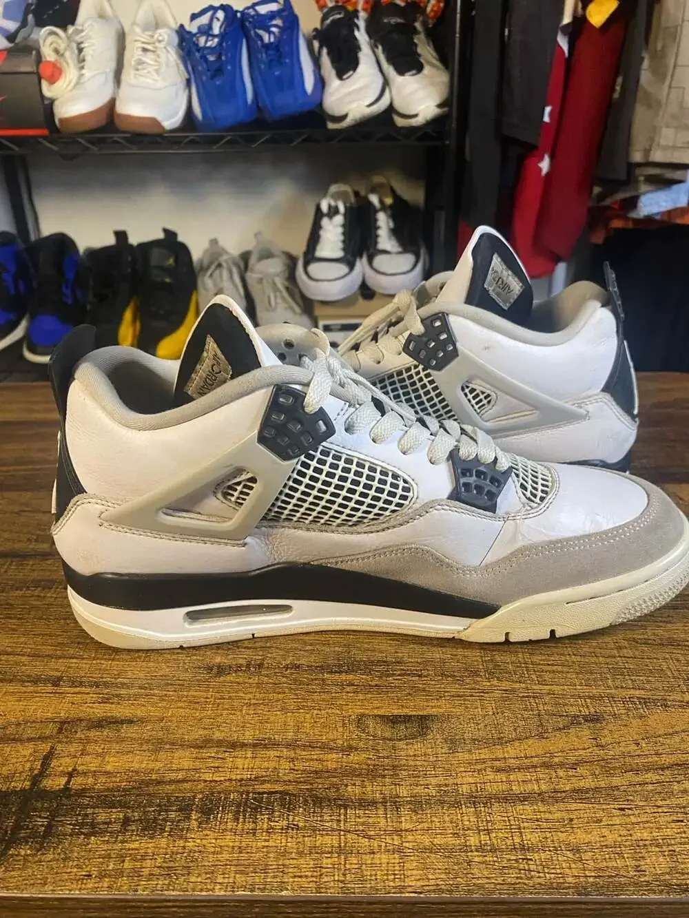 Air Jordan 4 Retro 'Military Black' No Box No Insoles